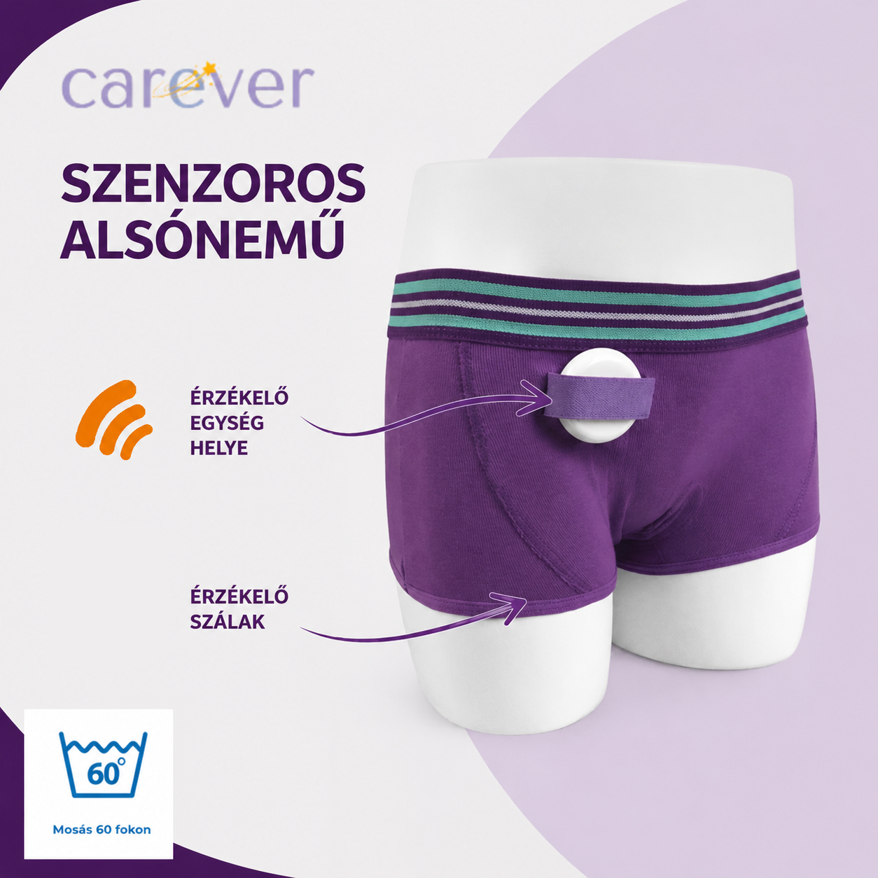Szenzoros alsónemű a Rodger cseppcsengőkhöz (lány)