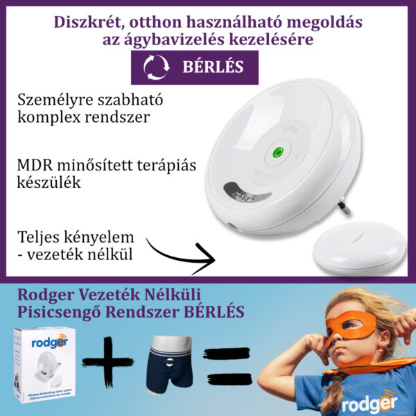 Rodger vezeték nélküli cseppcsengő rendszer bérlés
