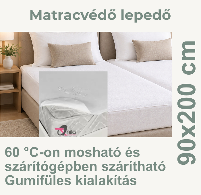 Matracvédő lepedő 90x200