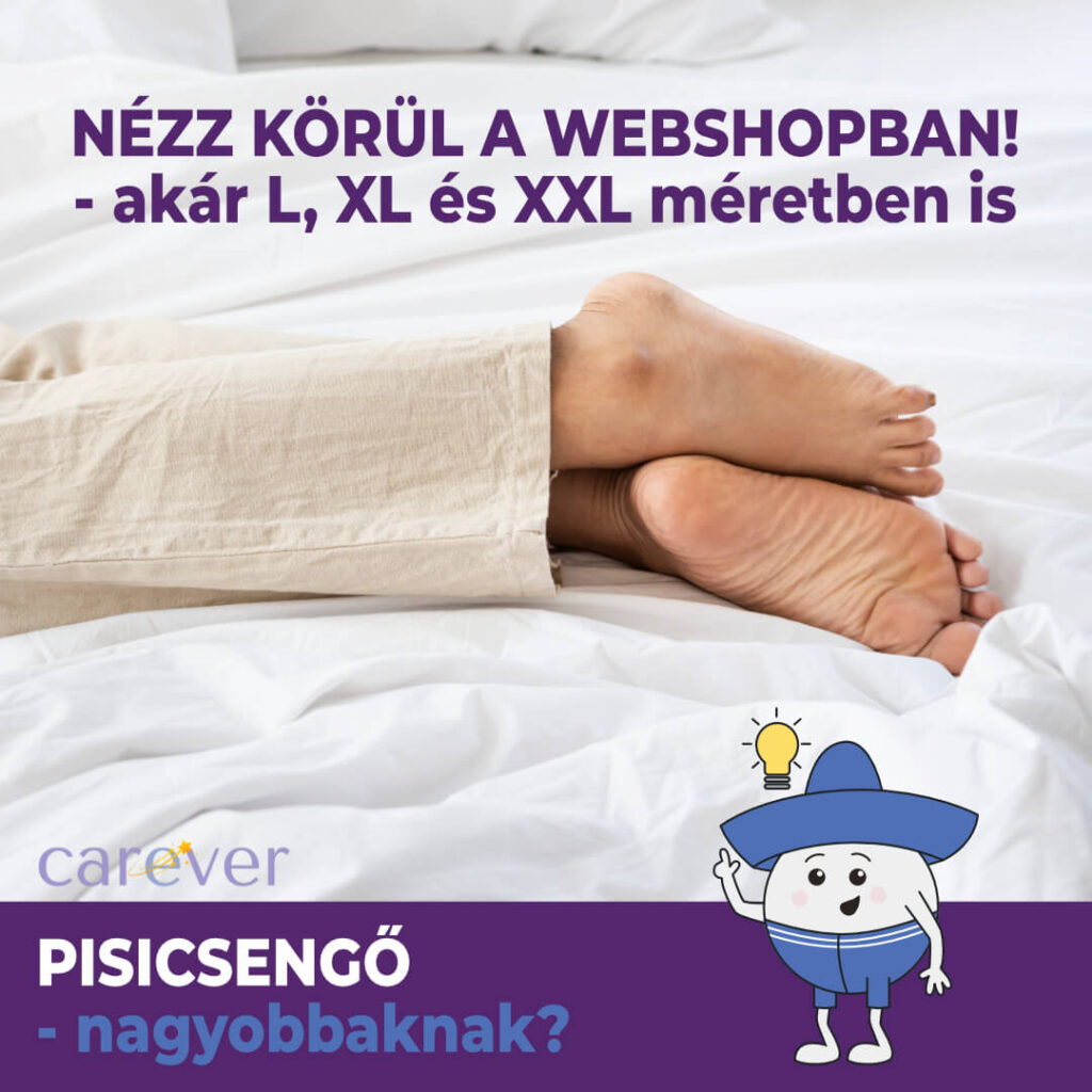 A pisicsengő a nagyobb gyermekeknek is segít az éjszakai bepisilés leküzdésében.