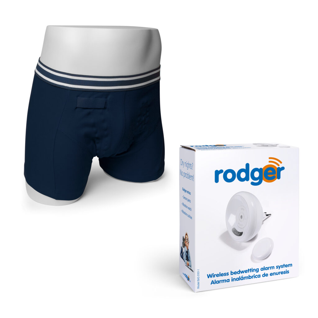 Rodger rendszer, amely éjszakai bepisilés esetén teljesen személyre szabható megoldást nyújt