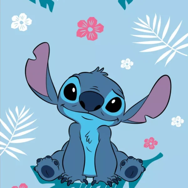 Disney Lilo és Stitch, A csillagkutya Purple polár takaró 100x150cm